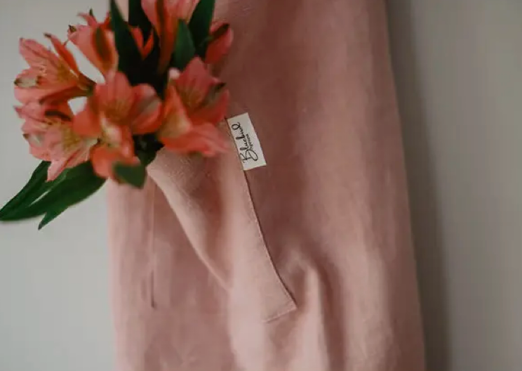 Adult Pinafore Linen Apron | The Nickel Refillery